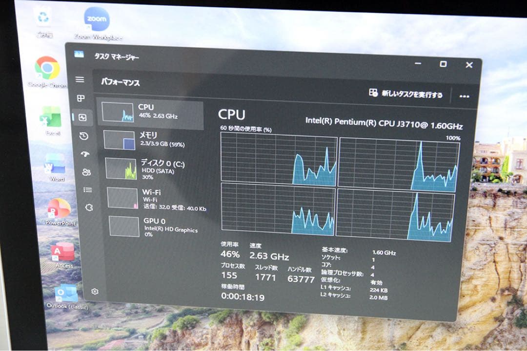 DELL 20インチ 一体型パソコン Windows11 Office2021