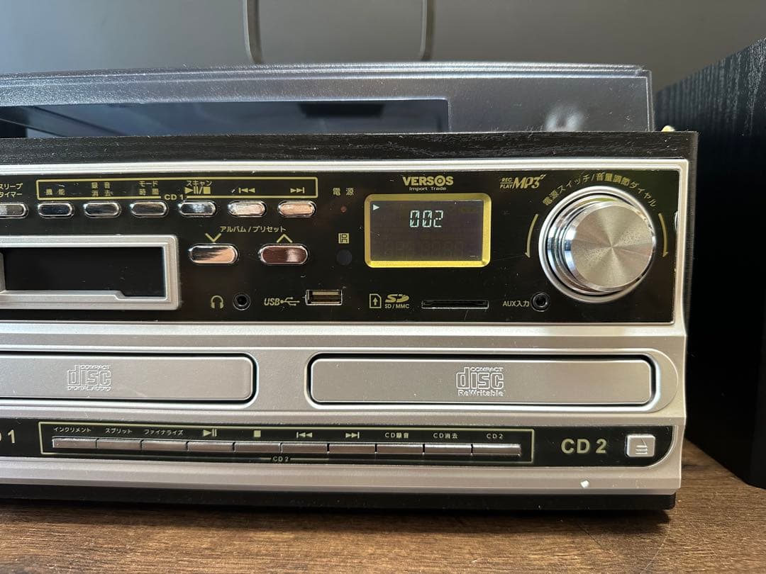 VERSOS VS-M002 マルチレコードプレーヤー ベルソス