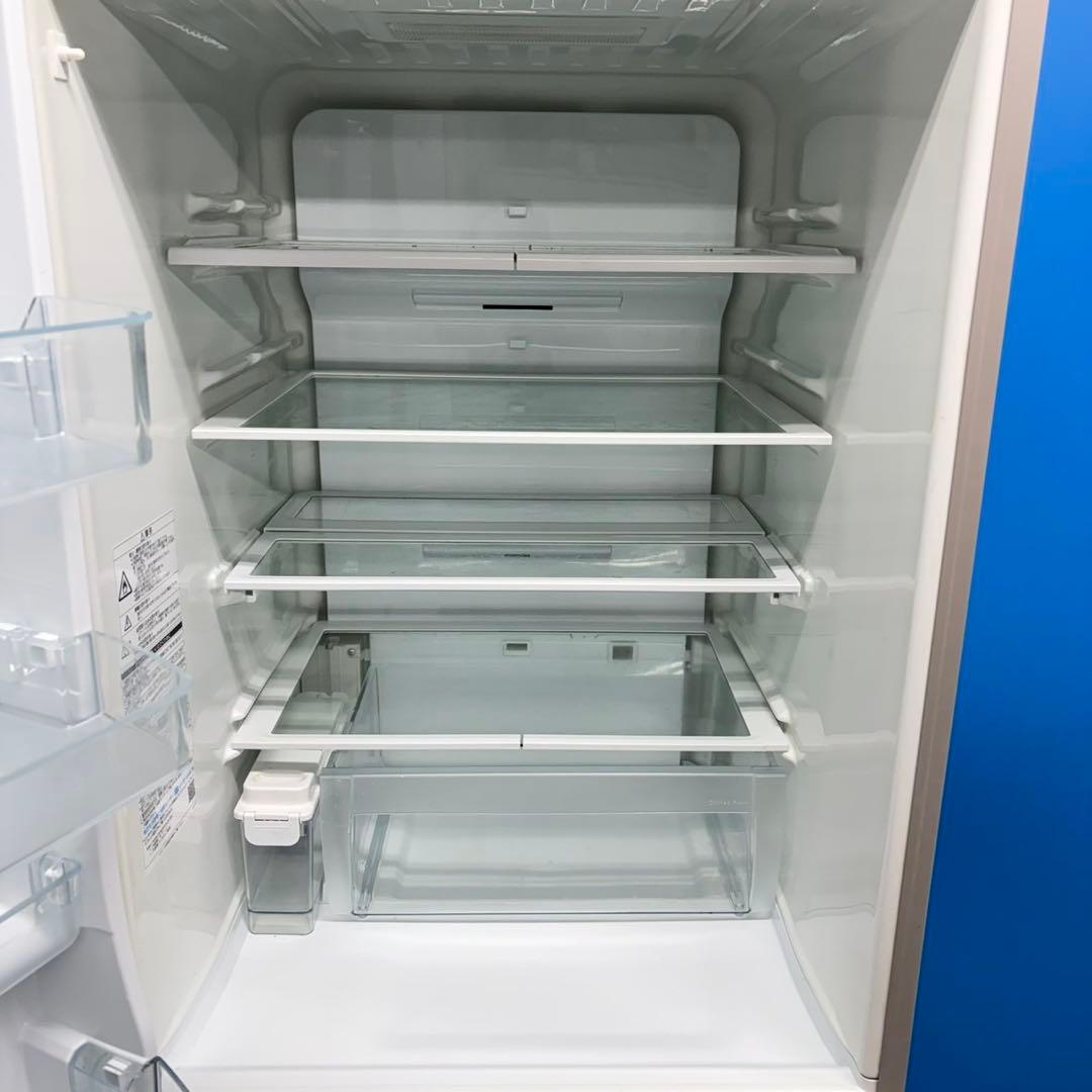 717 ガラスパネル大型冷蔵庫　400L強　小型　家庭用　自動製氷　左開き　綺麗