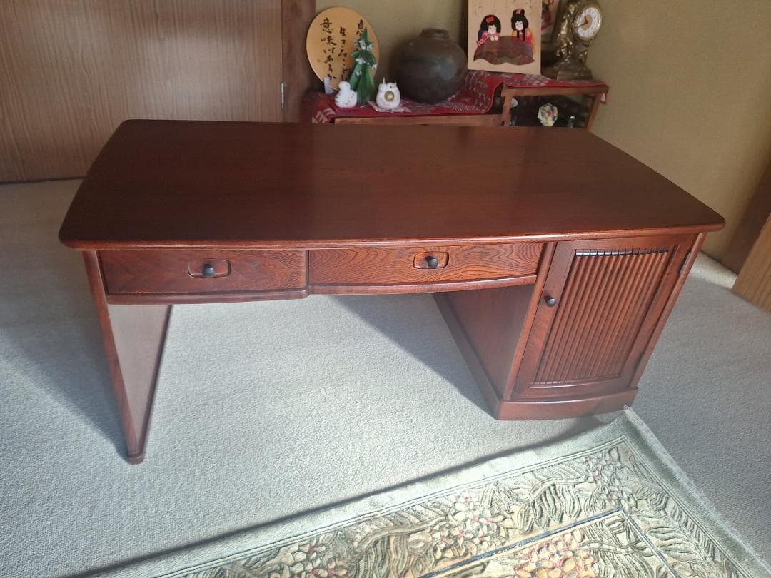 超美品！karimoku カリモクラシック A33 文机 座机 デスク テーブル