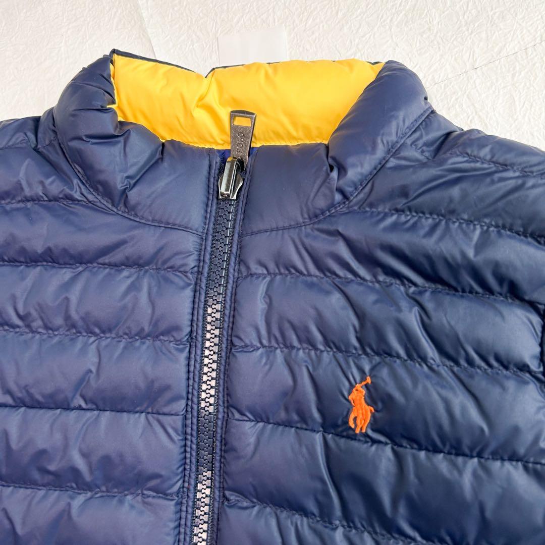 【特別価格】ラルフローレン リバーシブルジャケット 4T/110 カラーブロック
