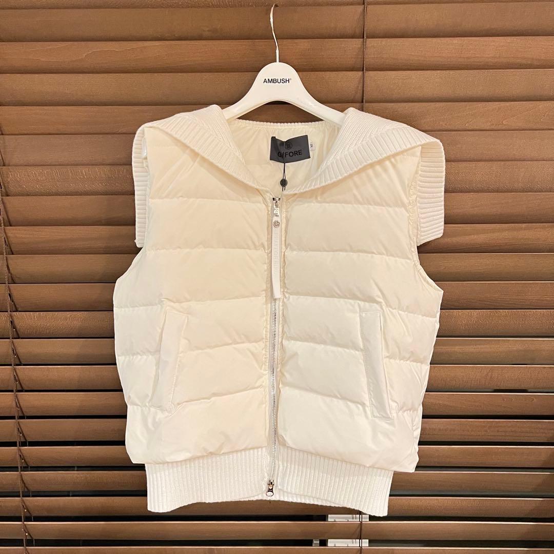 【白S】G/FORE ジーフォア ゴルフ レディース ダウンベスト
