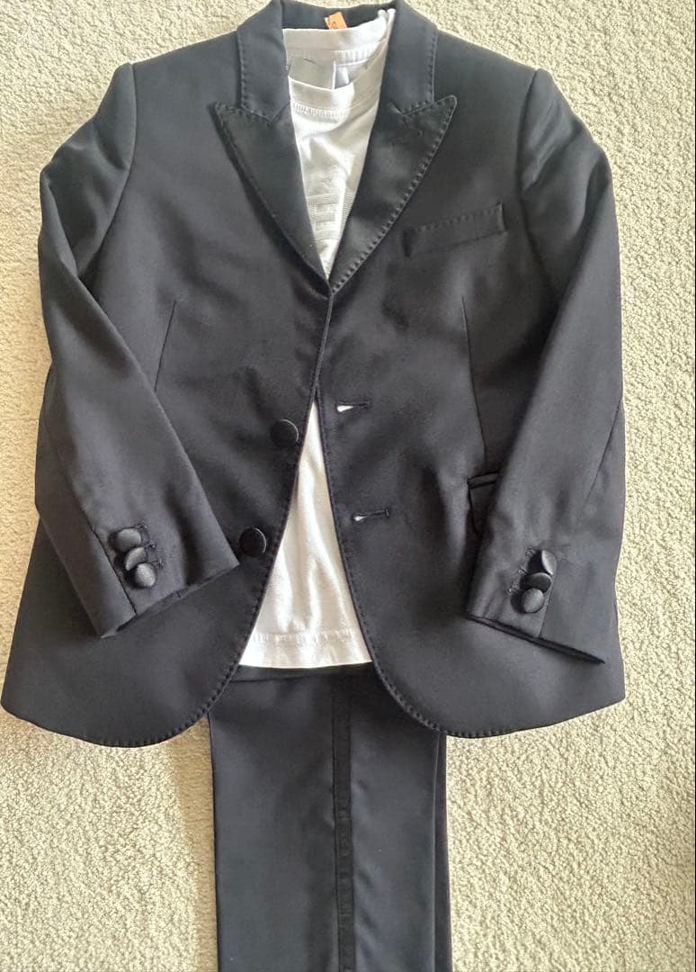 D&Gスーツ　TRUSSARDIシャツ　3点セット 4T（101㎝〜107㎝）