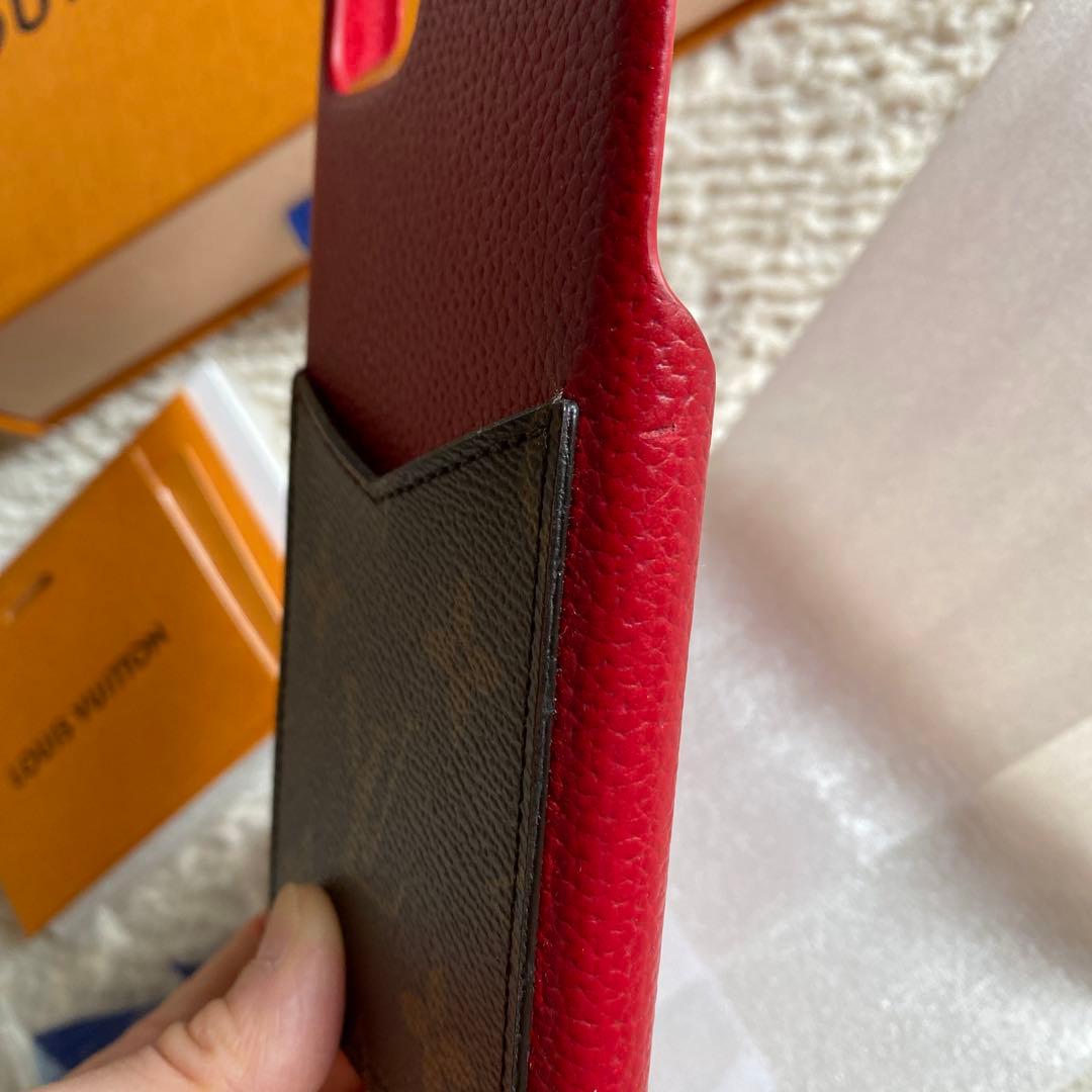 ルイヴィトン　バンパー　赤　iPhone 11Pro Max