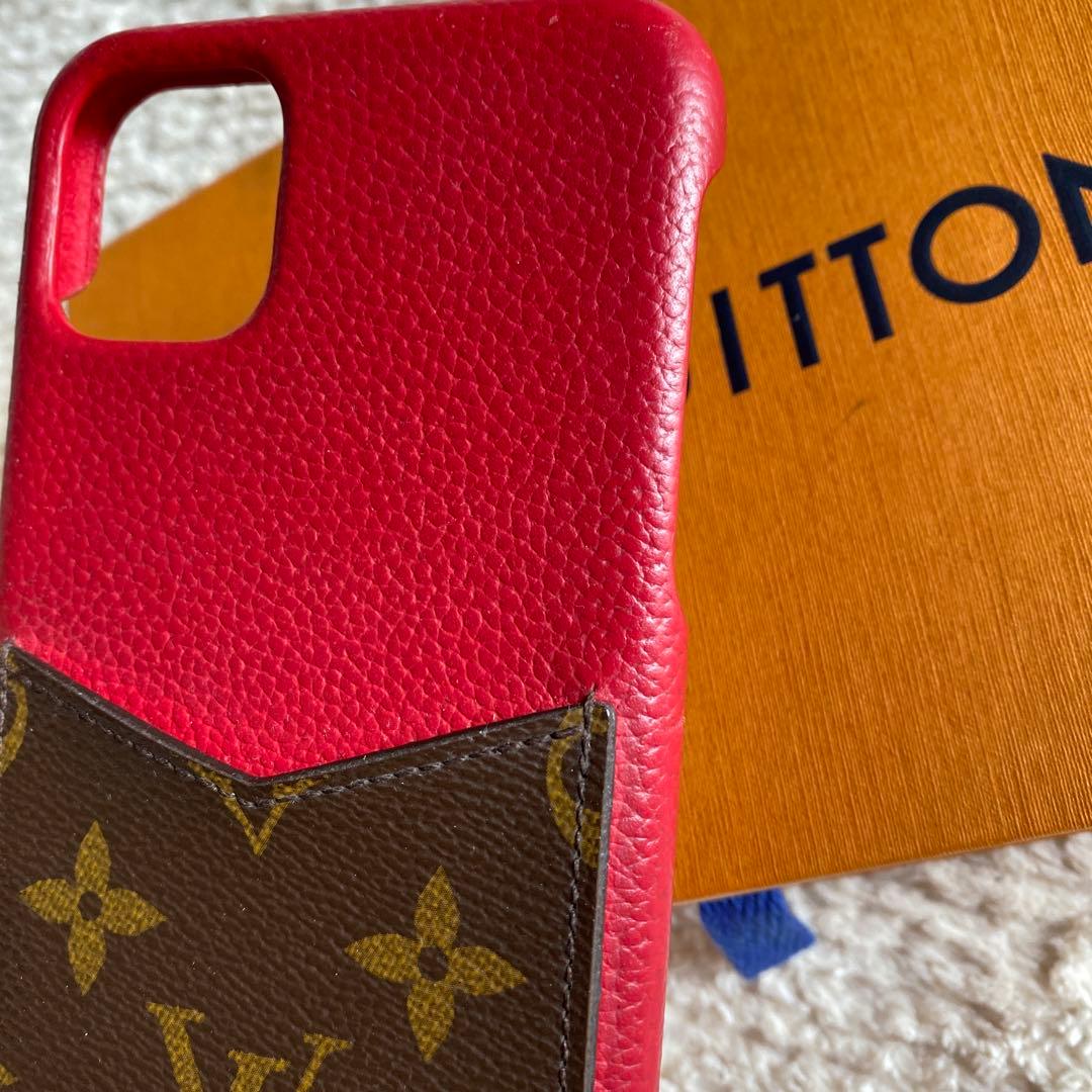 ルイヴィトン　バンパー　赤　iPhone 11Pro Max