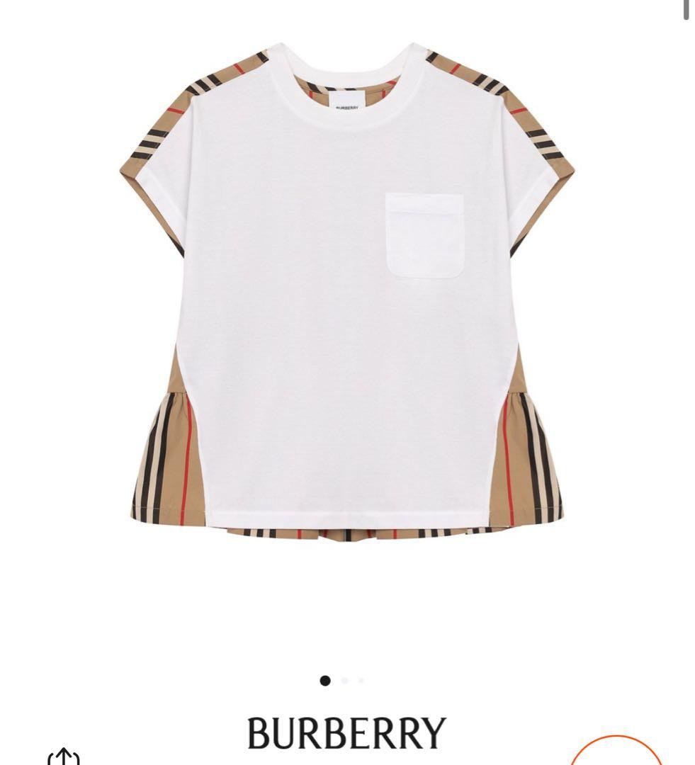 バーバリー　160 ストライプ　Tシャツ