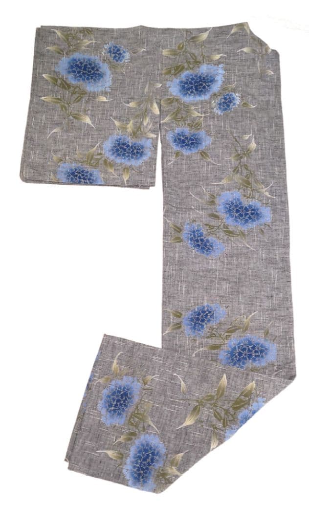 竺仙　浴衣　紬ゆかた　綿紬