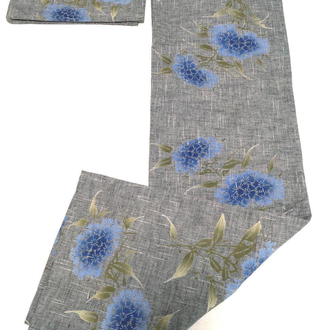 竺仙　浴衣　紬ゆかた　綿紬