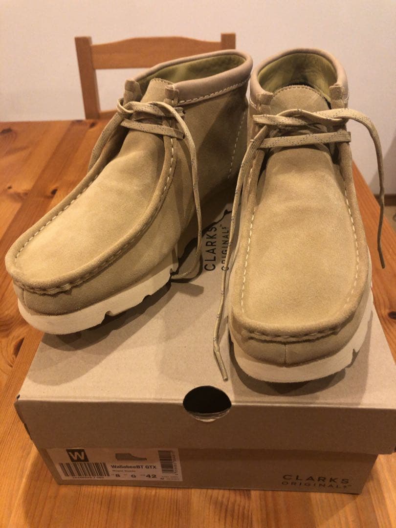 新品未使用試着のみ❗️CLARKS Wallabee GTXワラビー ゴアテックス