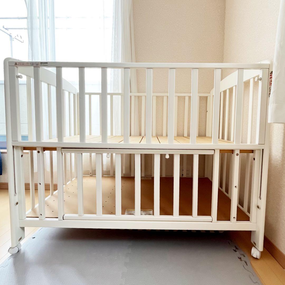 【一点限り❣️説明書付き】カトージ ベビーベッド　シンプルコンフォートF⭐︎⭐︎