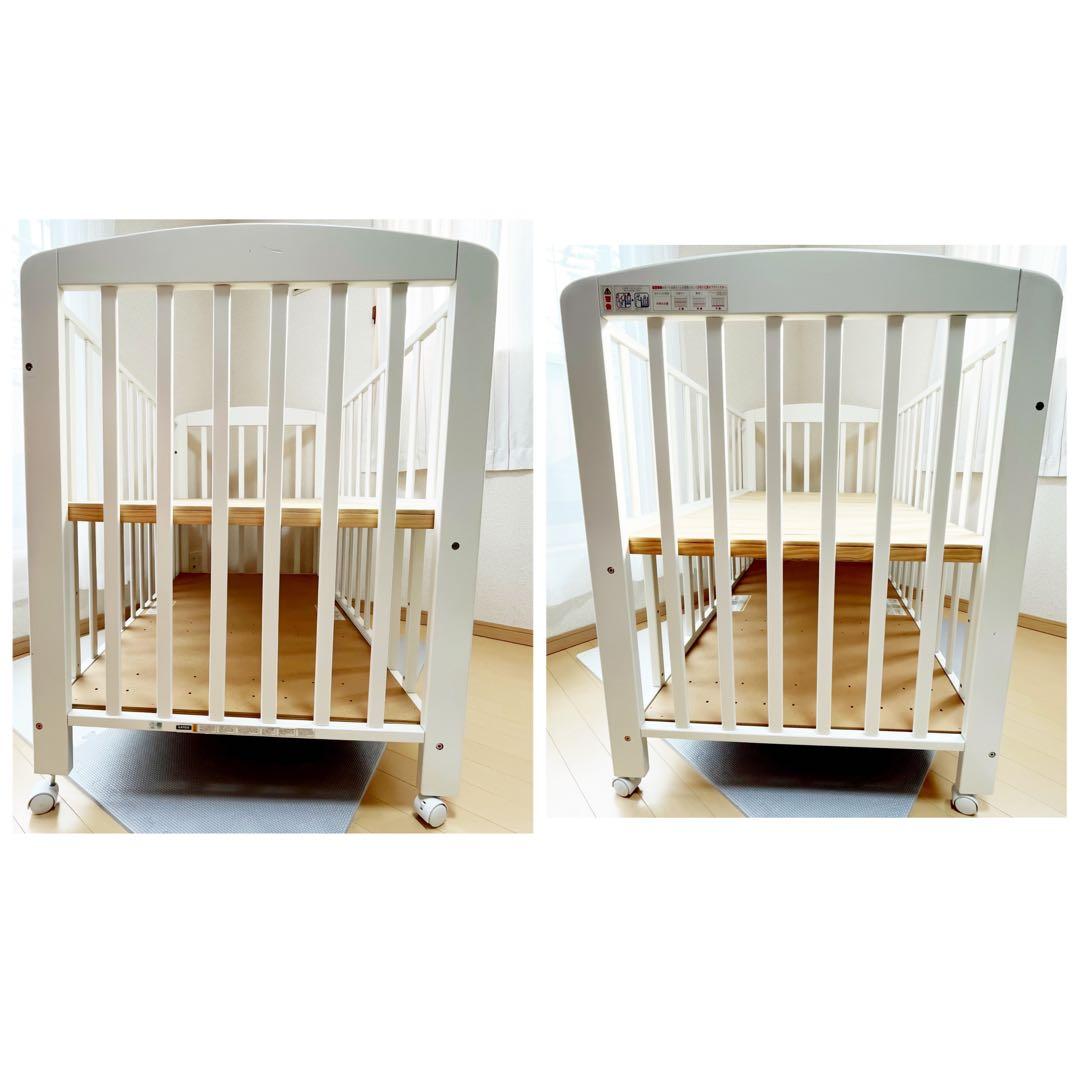 【一点限り❣️説明書付き】カトージ ベビーベッド　シンプルコンフォートF⭐︎⭐︎