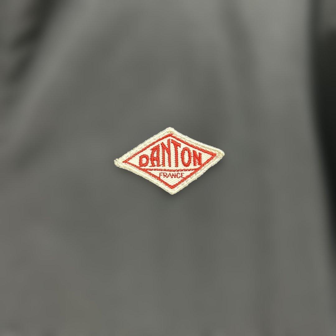 DANTON ブラック ダウンジャケット フード付き　サイズ40