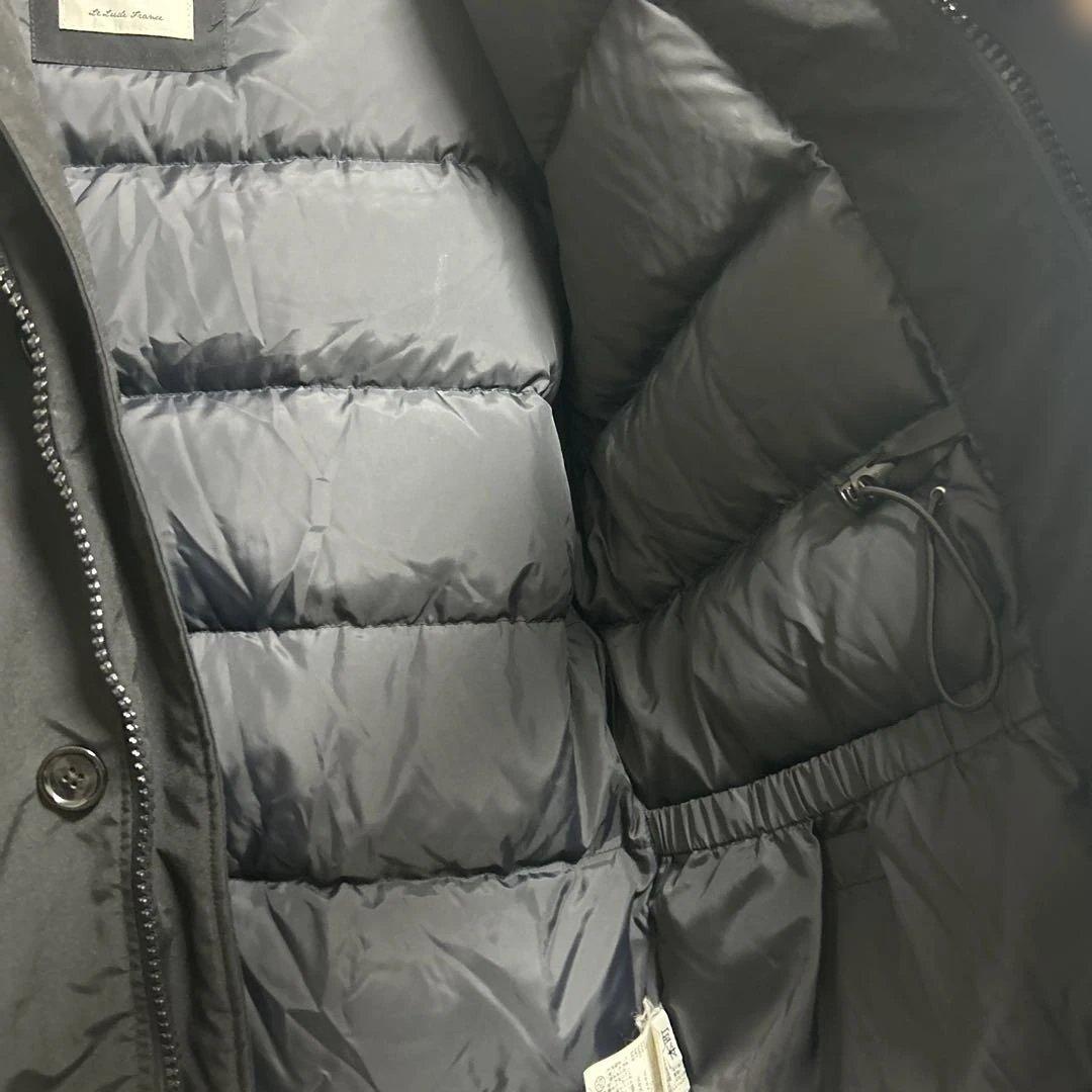 DANTON ブラック ダウンジャケット フード付き　サイズ40