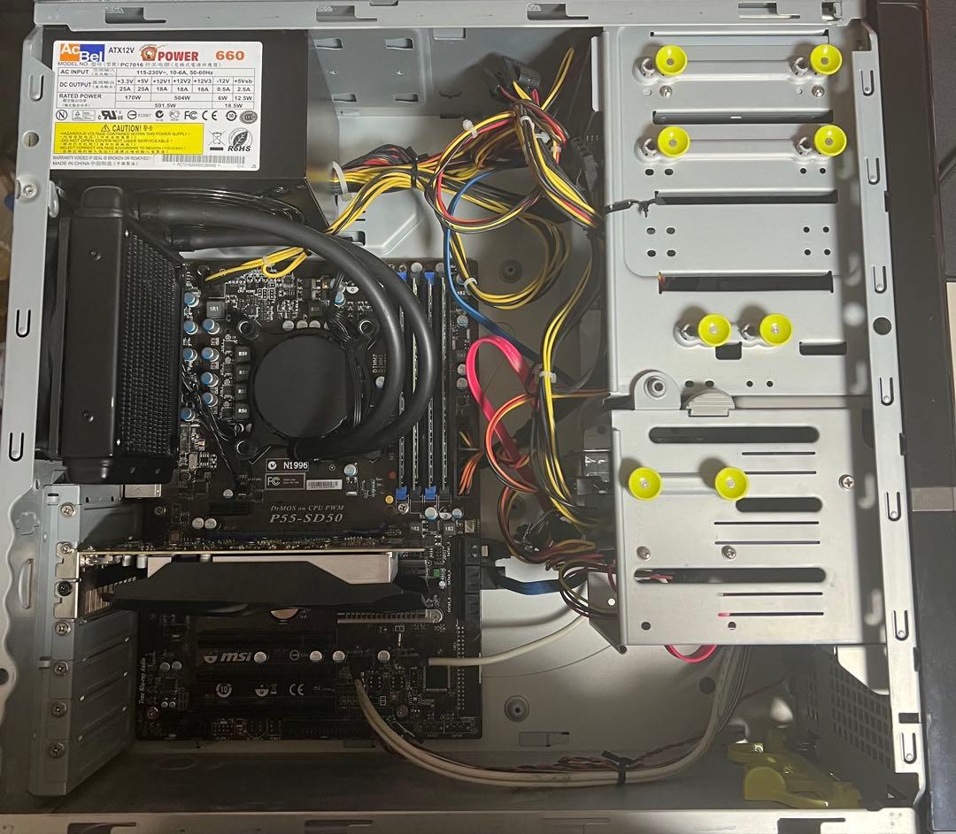 i7, メモリ16GB, GTX 1050搭載　ゲーミングPC