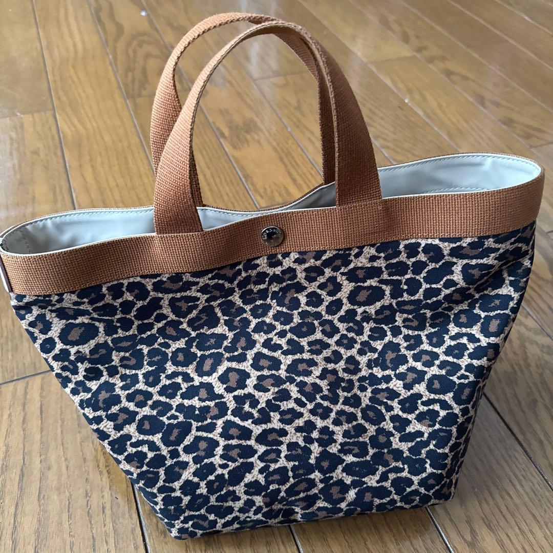 Hervé Chapelier ヒョウ柄バッグ