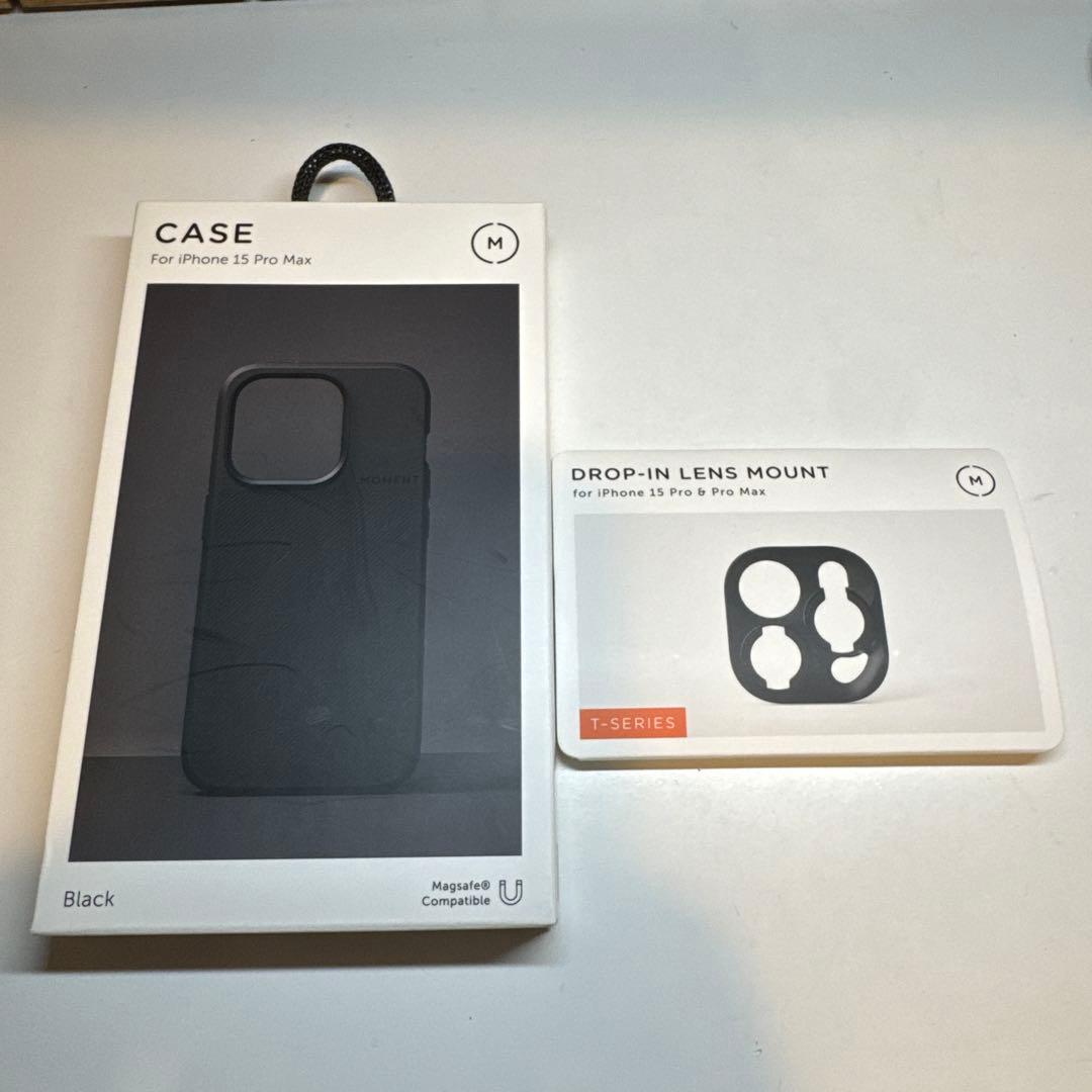 Moment iPhone 15 Pro Max ケース ブラック