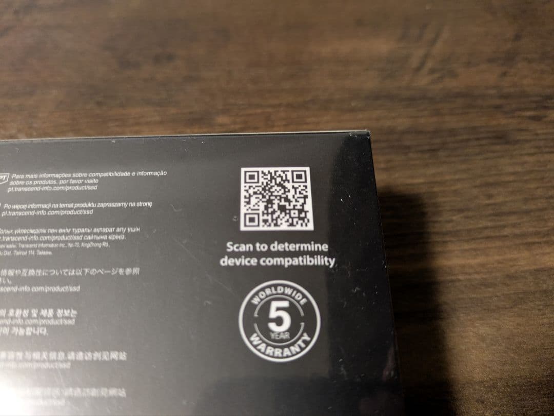 【新品未開封】Transcend JetDrive 850 480GB SSD