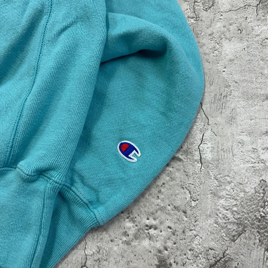 ダ*ケ様 チャンピオン　リバースウィーブ　目無し　無地　スウェット　古着　ライト