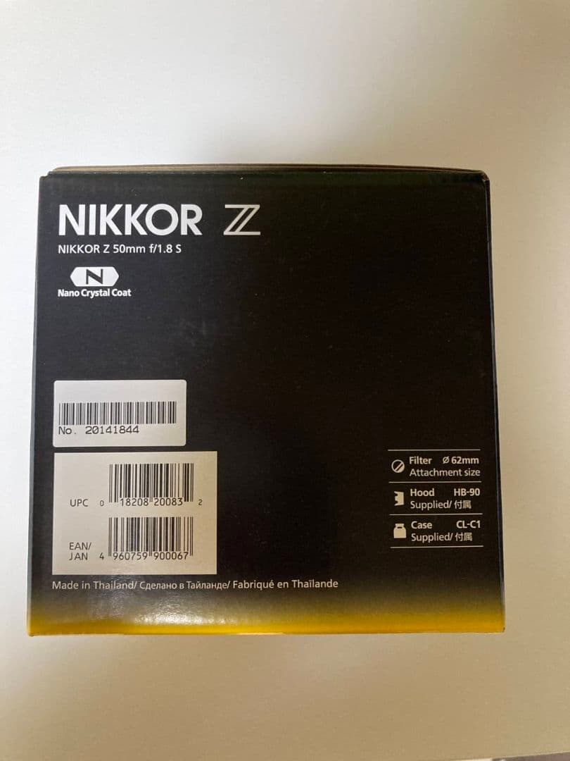 レンズ(単焦点) NIKKOR Z50mm F1.8 S
