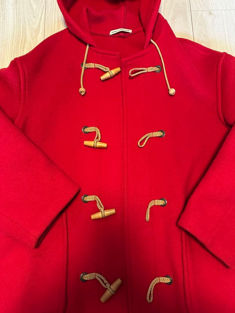 GLOVERALL ダッフルコート 赤 ショート丈 グローバーオール サイズ38