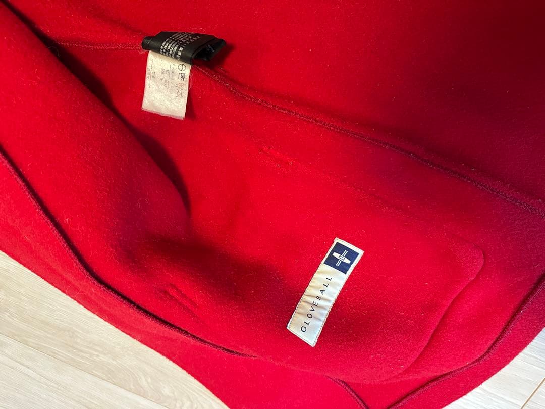 GLOVERALL ダッフルコート 赤 ショート丈 グローバーオール サイズ38