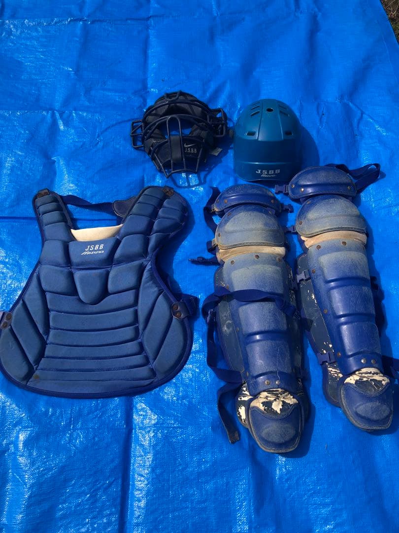 キャッチャー　防具　軟式用　セット(大人用)