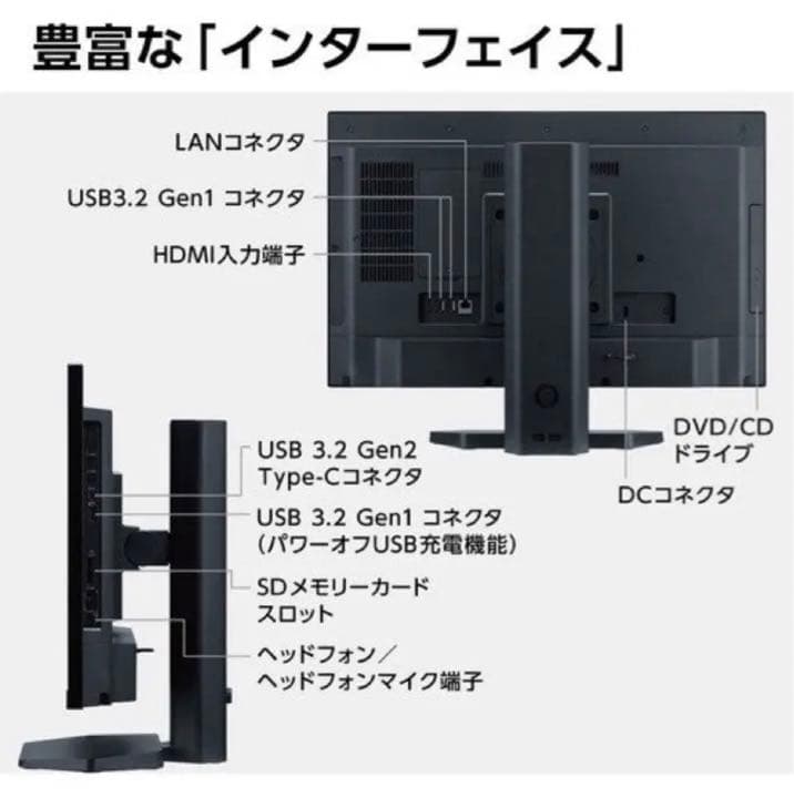 NECデスクトップ　LAVIE A23 PC-A2335DAB