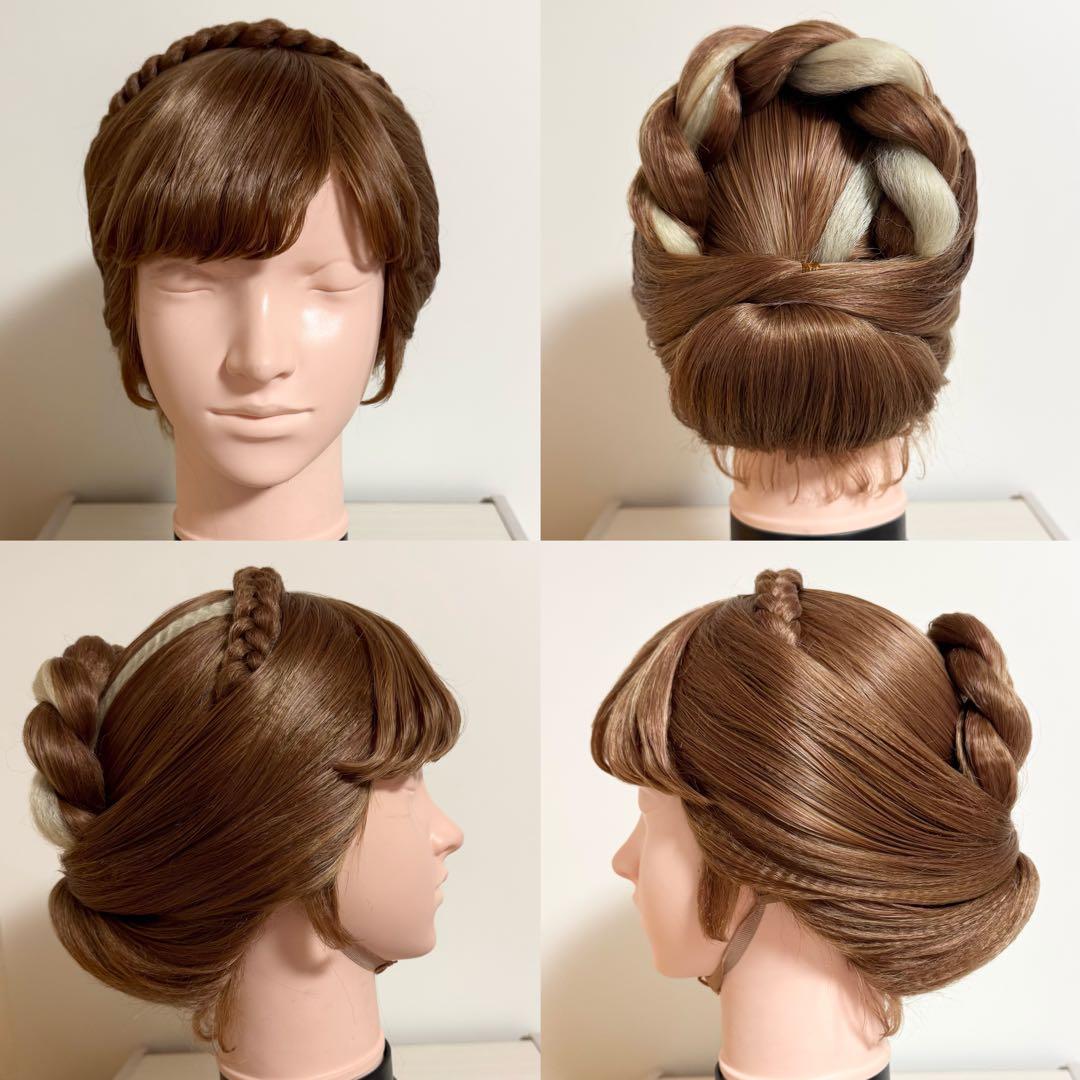 アナ　戴冠式風　ウィッグ