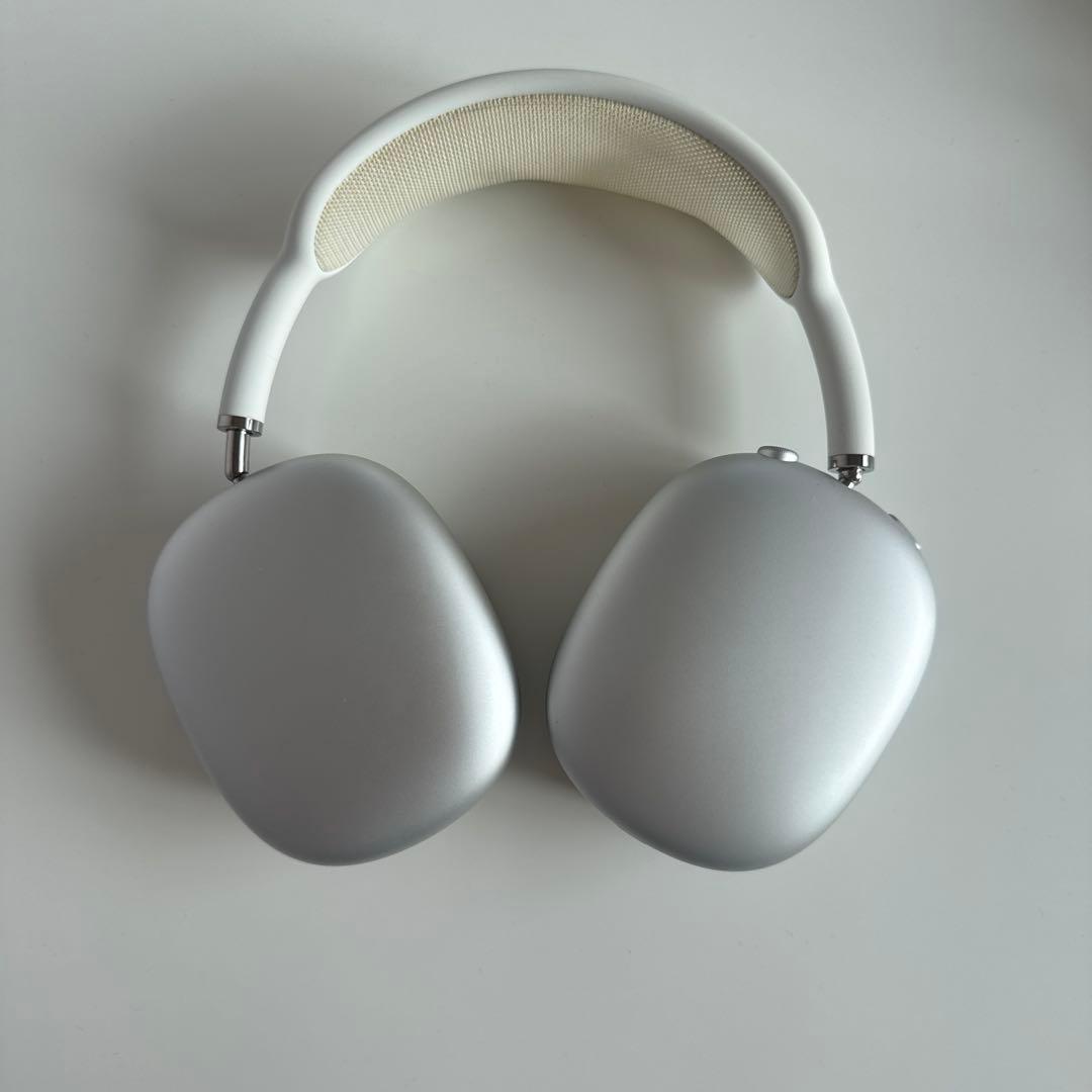 AirPods Pro Maxワイヤレスヘッドホン シルバー ホワイト