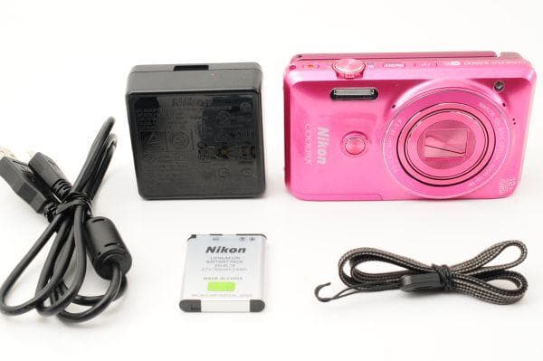 【美品】ニコン Nikon COOLPIX S6900 デジタルカメラ ピンク