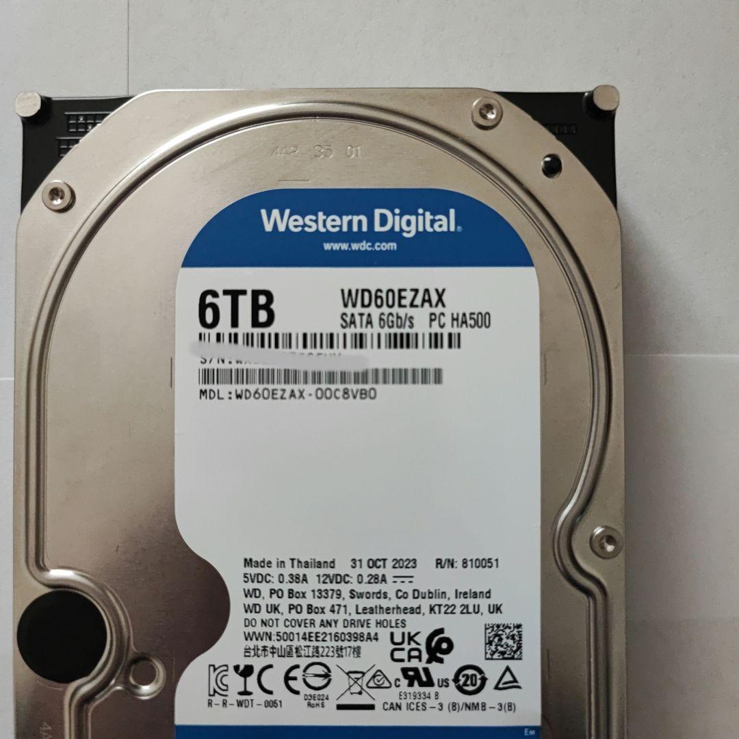 WD HDD 3.5インチ 6TB WD60EZAX