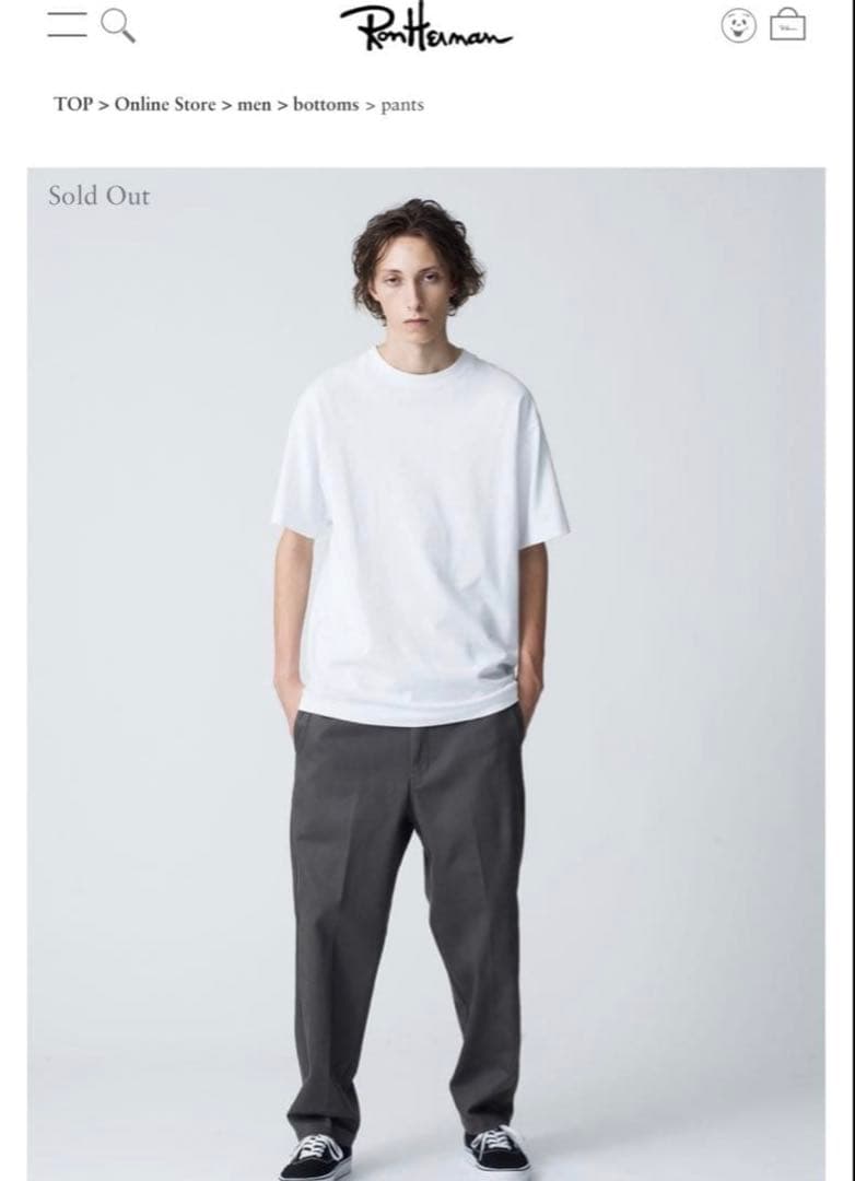 つーさま　Ron Herman×Dickies 34inグレー