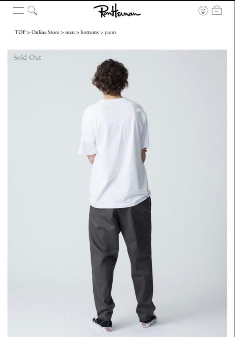 つーさま　Ron Herman×Dickies 34inグレー