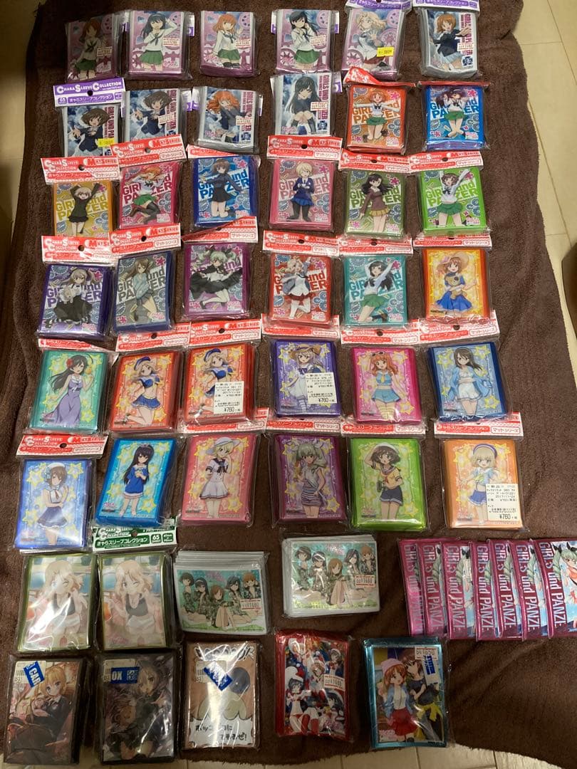 ガールズ&パンツァー　きゃらスリーブコレクション　大量