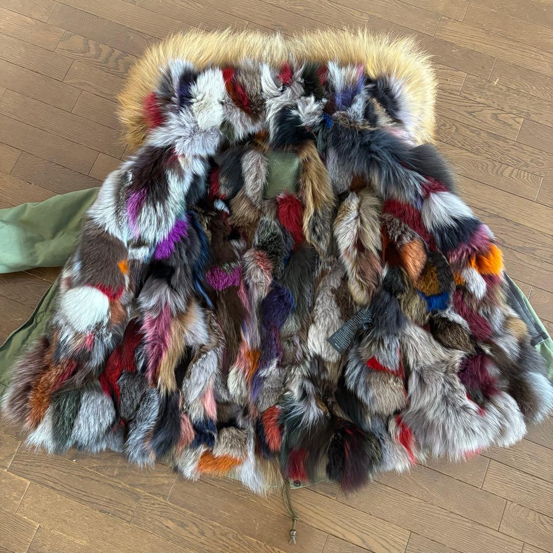 フォックスファー　モッズコート