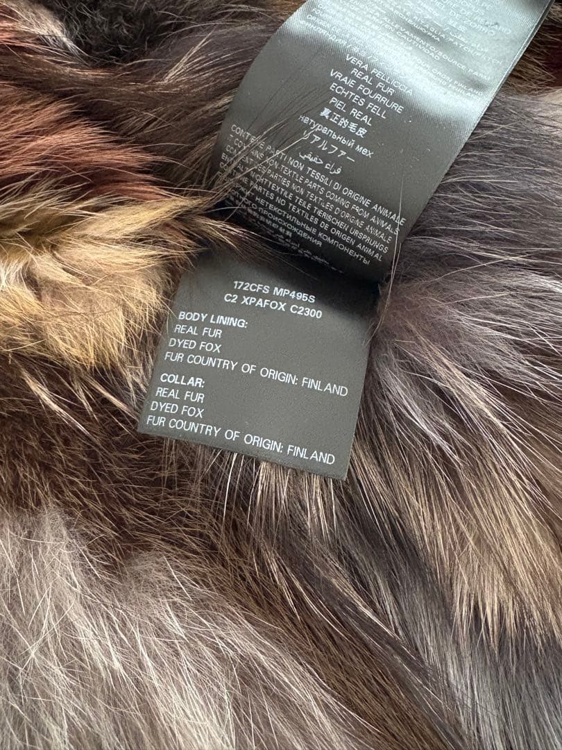 フォックスファー　モッズコート
