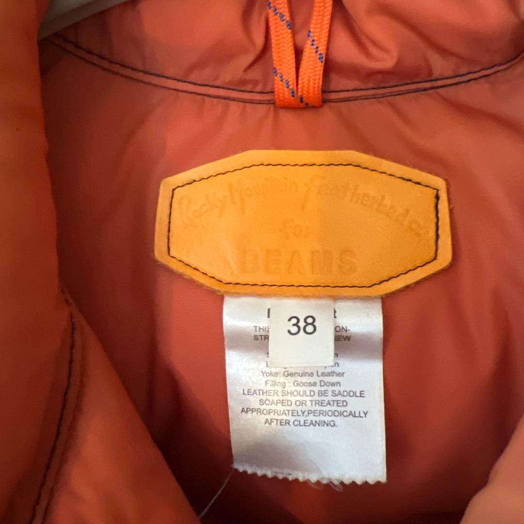 BEAMS ＆ロッキーマウンテンフェザーベッド ダウンベスト