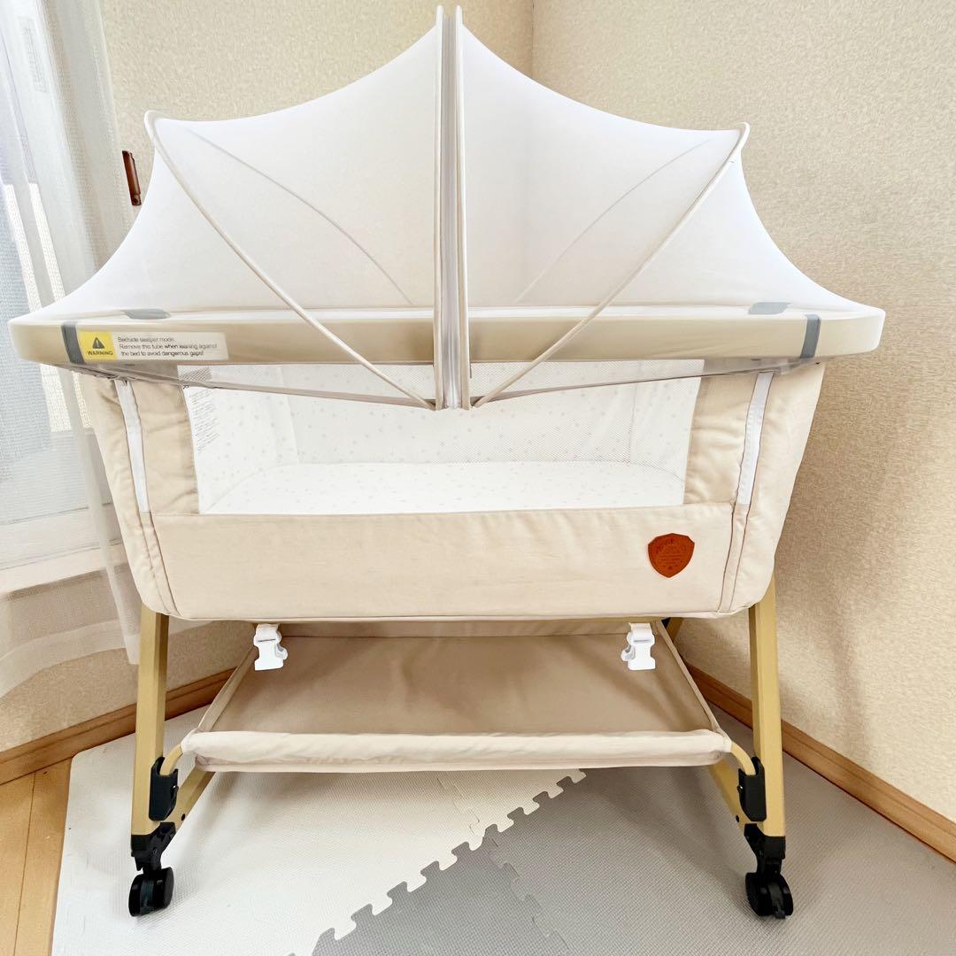 【✨美品✨】HZDMJ 折りたたみベビーベッド