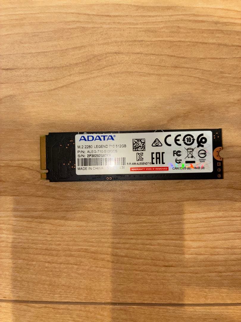 内蔵型SSD m.2 SSD512GB