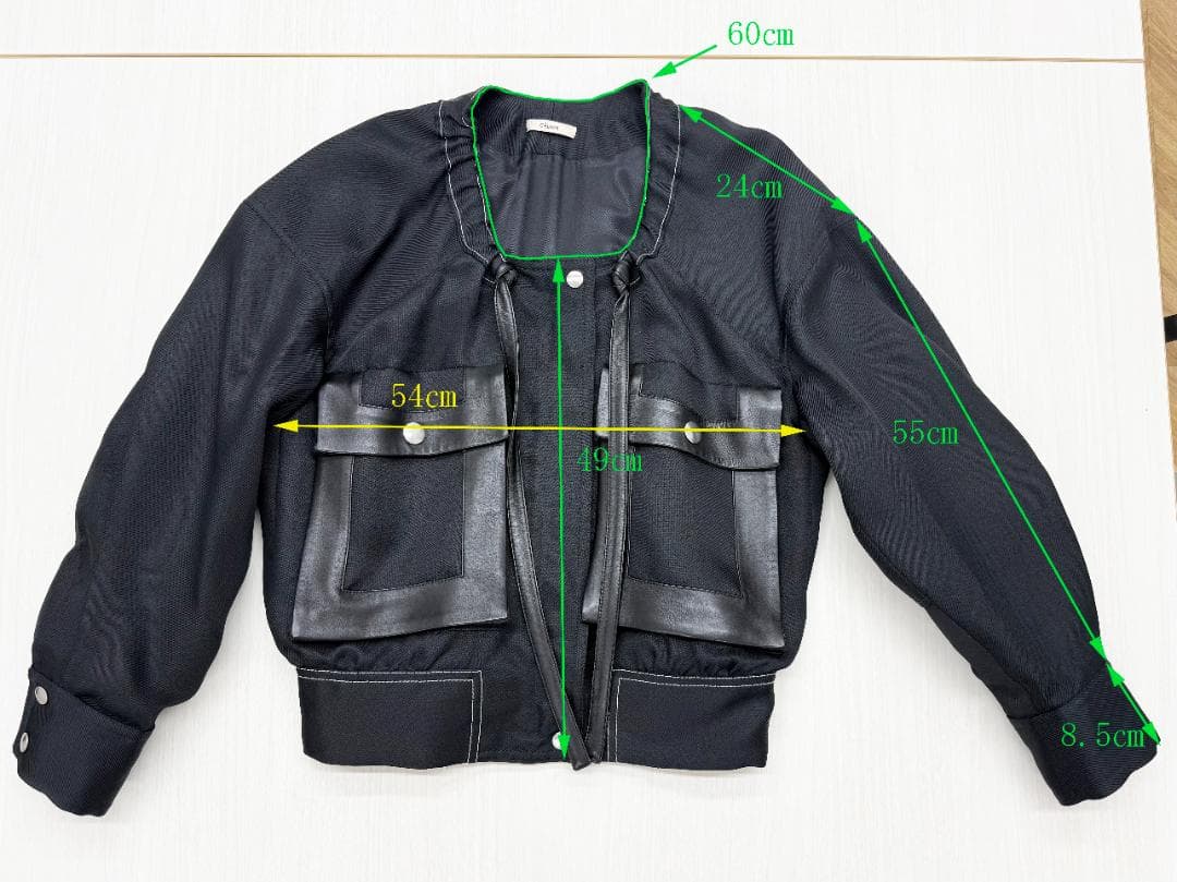 Celine　セリーヌ 【フィービー期】 ジャンパー・ブルゾン　黒　34