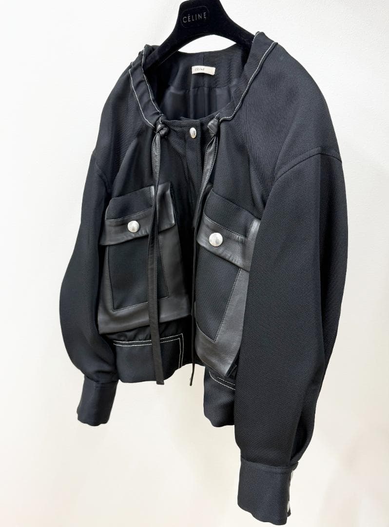 Celine　セリーヌ 【フィービー期】 ジャンパー・ブルゾン　黒　34