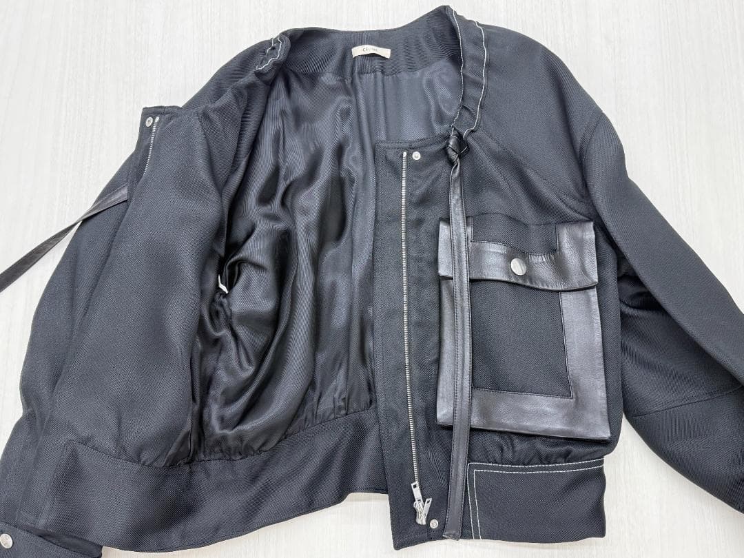 Celine　セリーヌ 【フィービー期】 ジャンパー・ブルゾン　黒　34