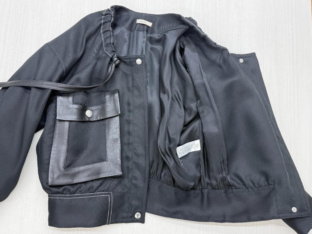 Celine　セリーヌ 【フィービー期】 ジャンパー・ブルゾン　黒　34