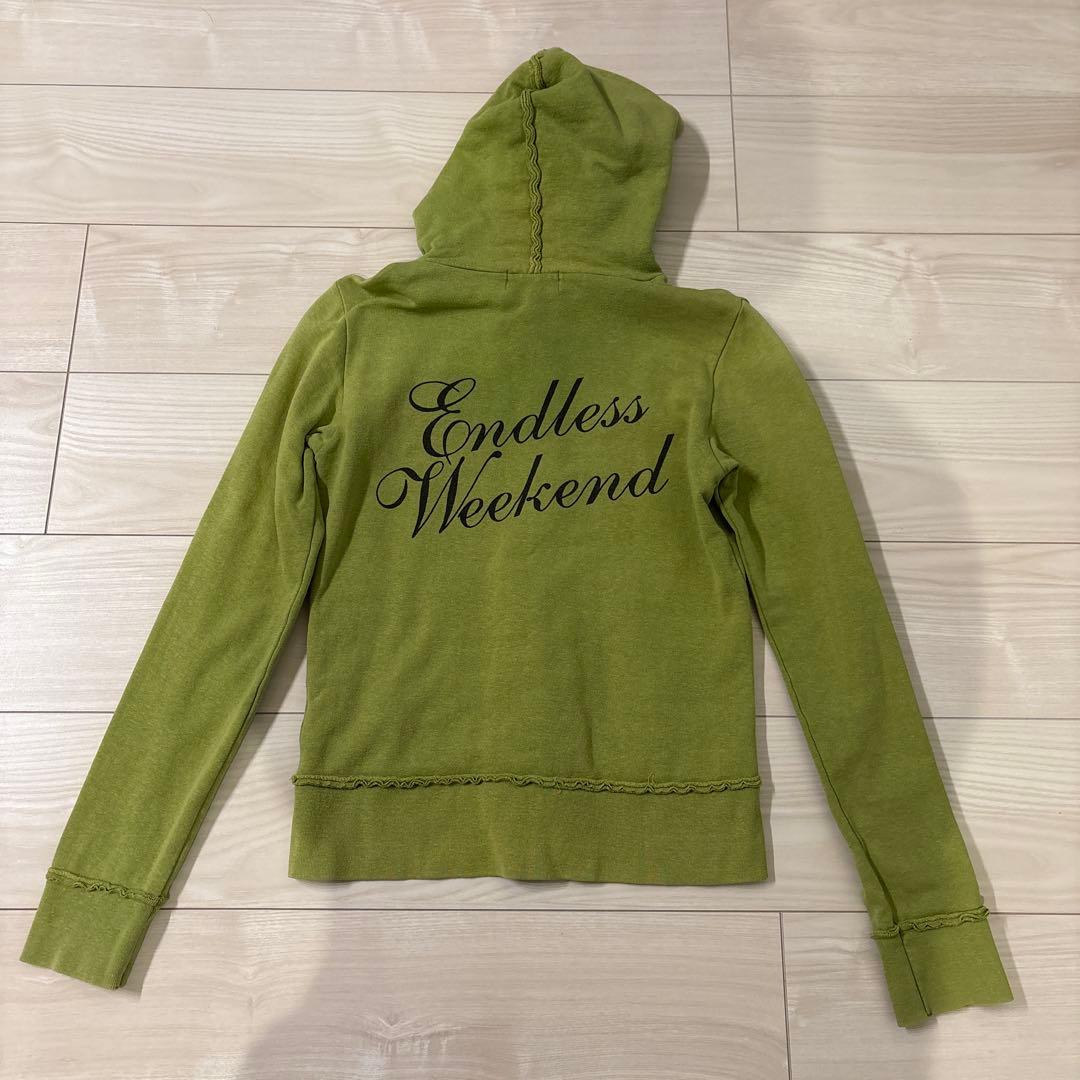 HYSTERIC GLAMOUR フード付きパーカー オリーブグリーン