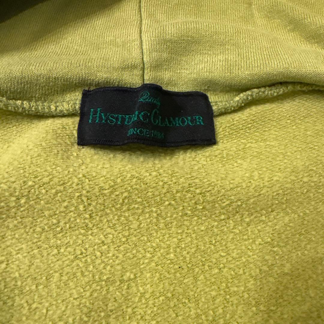 HYSTERIC GLAMOUR フード付きパーカー オリーブグリーン