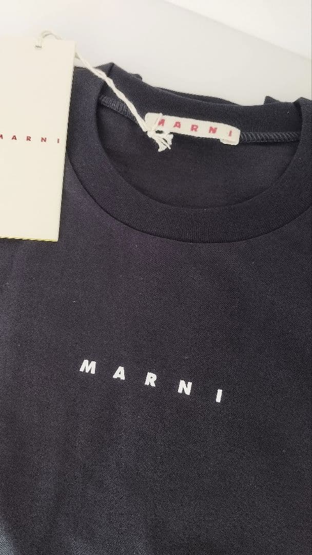 大人もOK！ Marni マルニ キッズ ロゴ クルーネック 半袖 Tシャツ