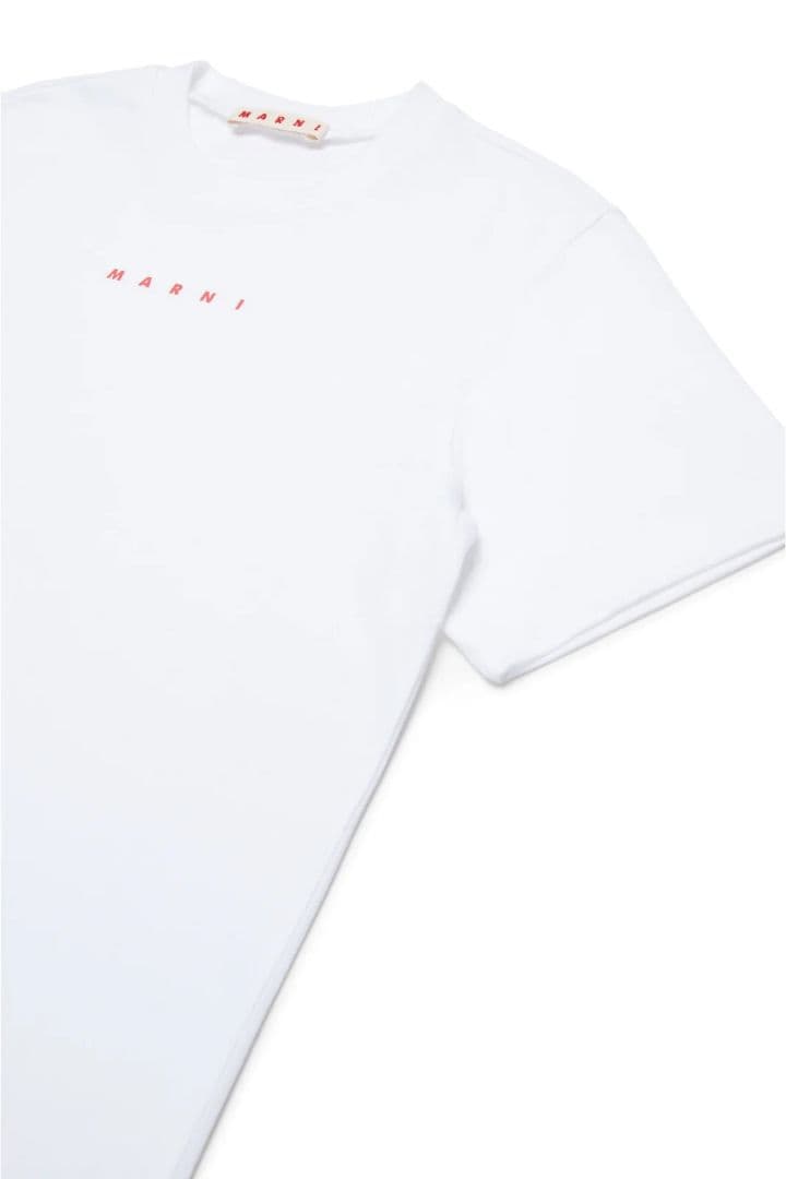 大人もOK！ Marni マルニ キッズ ロゴ クルーネック 半袖 Tシャツ