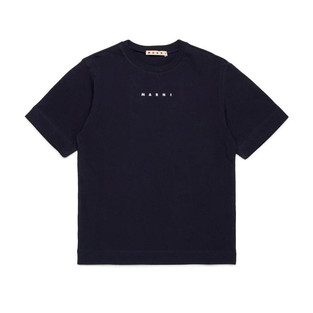 大人もOK！ Marni マルニ キッズ ロゴ クルーネック 半袖 Tシャツ