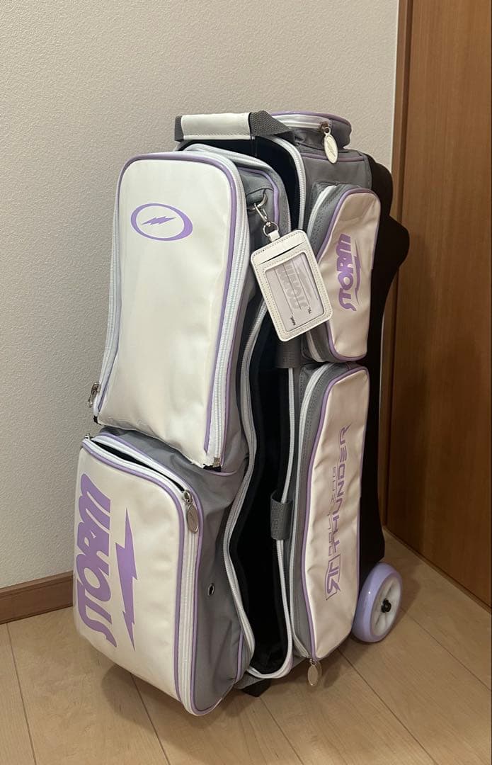 STORM ボウリング 3ボールバッグ ライトパープル アクセサリーバッグ付
