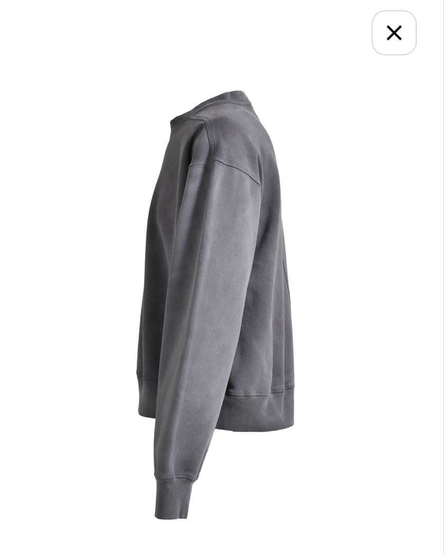 BREATH グレー クルーネックスウェット ヴィンテージ加工 BAD HOP